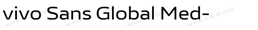 vivo Sans Global Med字体转换 vivo Sans Global Med字体转换